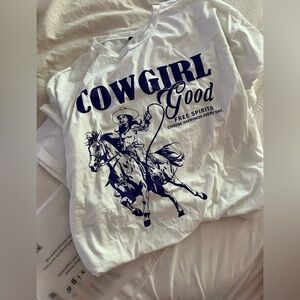 Oversized cowboy tshirt
